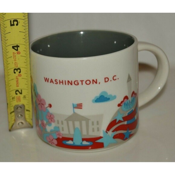 Nice 2013 STARBUCKS You Are Here WASHINGTON DC US White House Coffee Mug - Picture 5 of 6